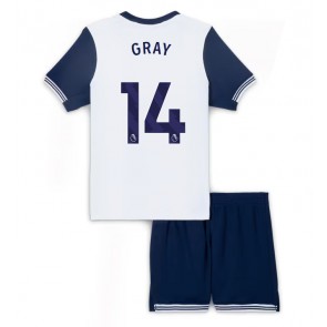 Tottenham Hotspur Archie Gray #14 Dětské Domácí dres komplet 2024-25 Krátký Rukáv (+ trenýrky)